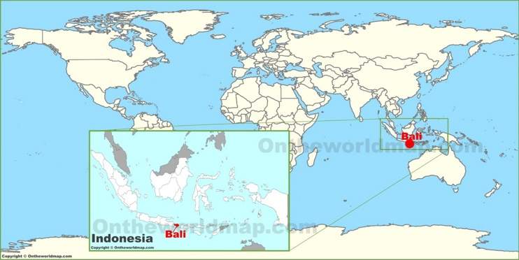 Where is Bali on a Map – Map of Bali